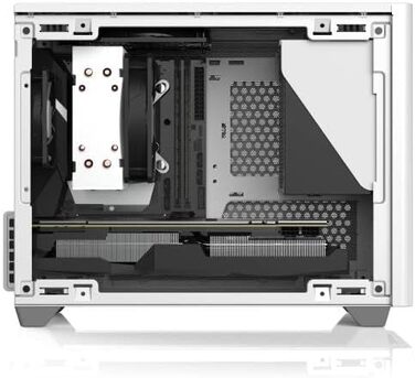 Корпус Mini-ITX Cooler Master MasterBox NR200P Caribbean Blue з скляною панеллю та вертикальним кріпленням GPU