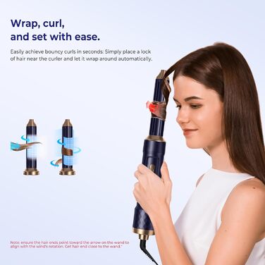 Набір для укладки волосся 5 в 1: фен, плойка, щітка, термощітка, стайлер (блакитний)