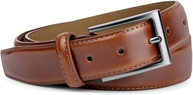 Чоловічий шкіряний ремінь Flintronic, 90/100/110/120/130 см. Металевий ремінь в стилі ретро, універсальний для джинсів та костюмів. Ширина 33 мм.