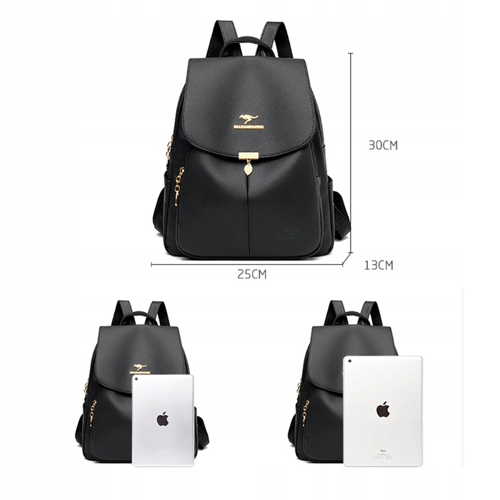 Елегантний жіночий шкіряний рюкзак червоного кольору на одне плече