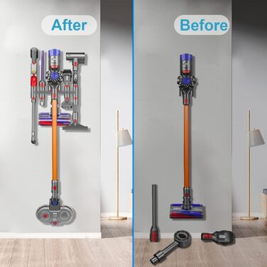 Електричний насадка для миття підлоги DrRobor на Dyson V11 V10 V7 V8 V15 - 12 моп, знімний бак для води