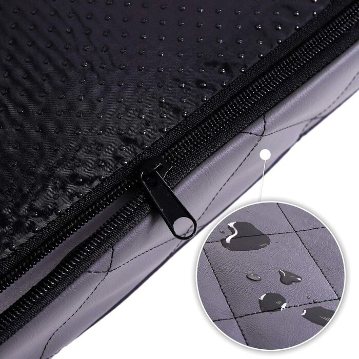 Ортопедичний килимок для собак Lionto з Memory Foam, 80x55 см, знімний чохол, антиковзаюче покриття, сірий