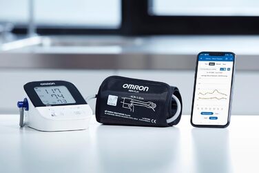 Тонометр OMRON M400 Intelli IT - автоматичний для вимірювання артеріального тиску на плечі | клінічно перевірений | підходить для діабетиків та вагітних | безкоштовний додаток для смартфона (iOS & Android) | діапазон манжет 22-42 см