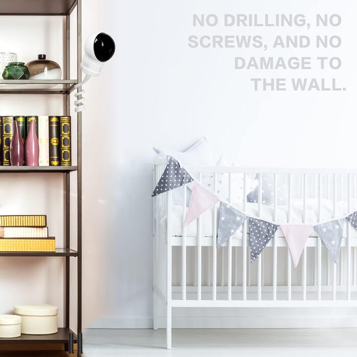 Тримач для дитячого монітора eufy SpaceView/Spaceview S/Spaceview Pro, гнучкий, для дитячої кімнати