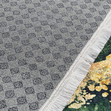 Kilim Mazovia Modern 80x150 cm green-gold