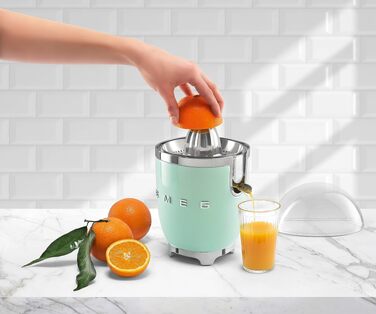 Електрична соковижималка для цитрусових Smeg CJF11CREU, 70 Вт, пастельний зелений