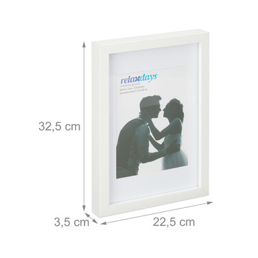 Relaxdays Picture Frames - Set of 2 - 8 x 12 inches