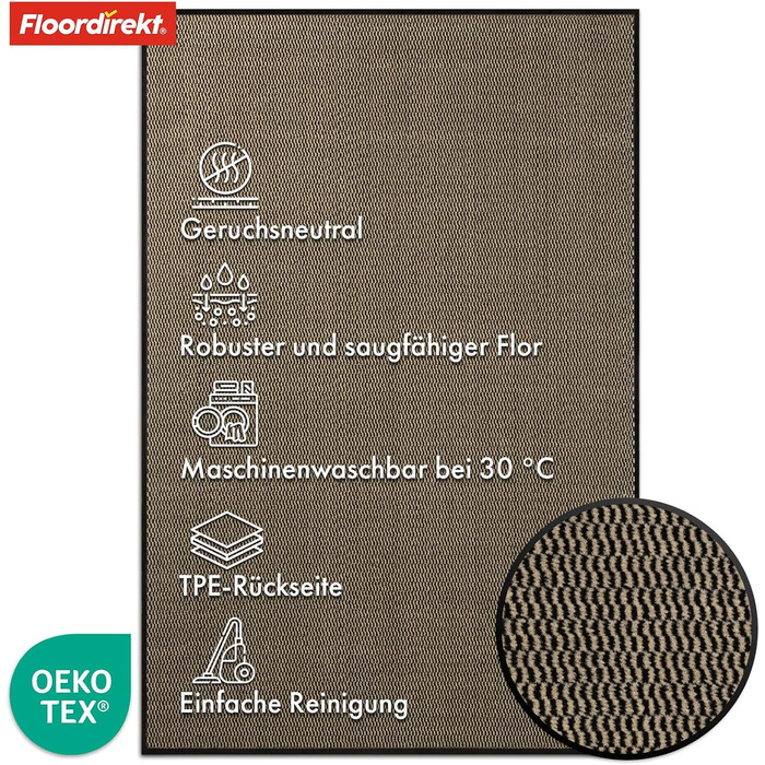 Килимок для входу преміум-класу Sky Novo, 120x180 см. Килимок для дому та вулиці, антиковзаючі, миючий, для входу, перед дверма.