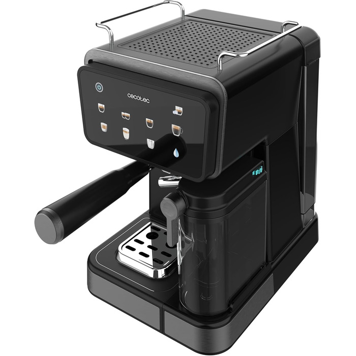 Кавомашина еспресо Cecotec Power Espresso Touch ColdBrew Latte 1350W 20 Бар з молочником та сенсорним дисплеєм