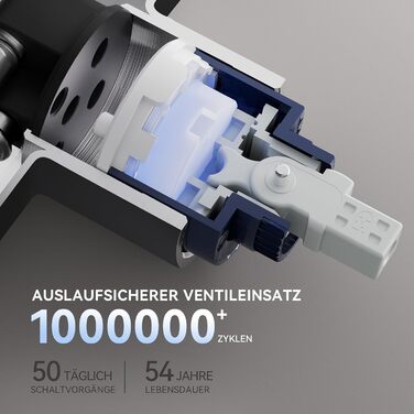 Змішувач кухонний CECIPA висувний з душем, нержавіюча сталь, 2 режими, 360° оберт, матовий чорний