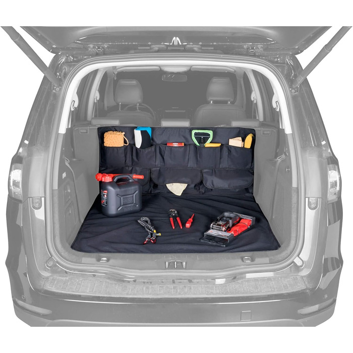 Захист вантажного простору Walser, універсальний захист бампера для собак, килимок у багажник для собак, захист бампера багажника універсальний, захист країв багажника, килимок для захисту бампера для собак 80x64см (покриття багажника)