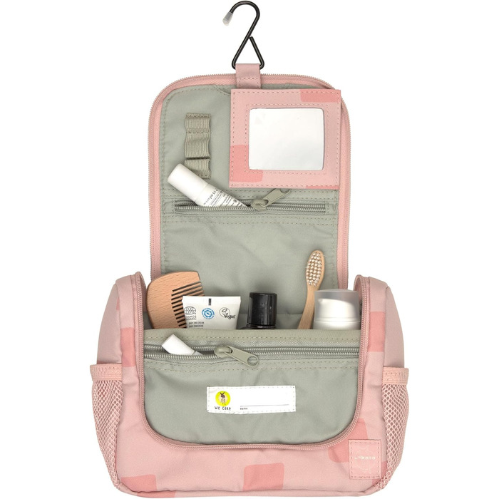 Дитяча косметичка-органайзер для подорожей LÄSSIG Mini Washbag з підвісом, принт Party Rose