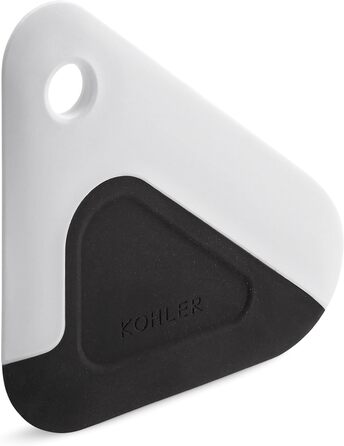 Kohler K-8624-0 Kitchen Scraper, Silicone and Nylon, Heat-Resistant, White and Anthracite, One Size