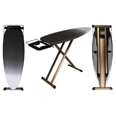 Стіл для прасування GoldVIP Dorado Extra Grande: 130x47 см, алюміній, регулювання висоти