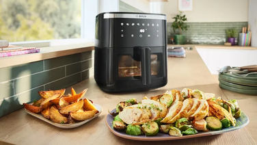 Аерофритюрниця Bosch MAF671B0 AirFryer, 7,2 л, 7 програм, з вікном