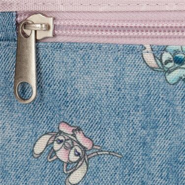 Дитячий рюкзак Disney Stitch з помпоном, багато відділень - ідеальний для школи