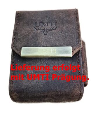 Leather cigarette case (13A) cigarette pouch cigarette box New color Brown