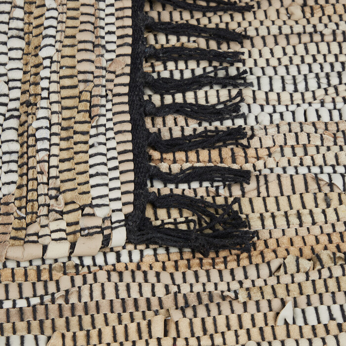 Relaxdays Patchwork Rug, 60 x 110 cm