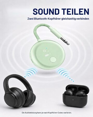 Bluetooth-адаптер для літака Avantree SoundJet R1, зелений