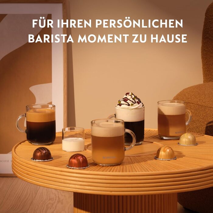 Кава Nespresso Vertuo Signature Barista Creations, 50 капсул (230 мл), світла та темна обсмажка, сумісна з VERTUO, Golden Caramel