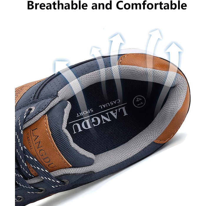 Чоловічі кросівки для прогулянок та спорту. Легкі, дихаючі, розмір 41-46 EU, блакитні