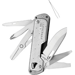 Leatherman Free T4 Multi-Tool - Magnetic, One-Handed, 12-Tool Pocket Knife