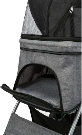 Крісло-мішок Buggy сірого кольору, 47x100x80 см, 4.9 кг