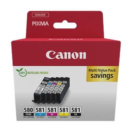 Комплект оригінальних картриджів Canon PGI-580 та CLI-581 Multipack для принтера