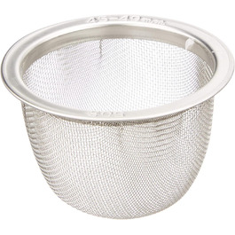 Stainless steel Tikusan tea strainer for teapot, made in Japan, 7.9 - 8.4 cm (5.0 - 1.7