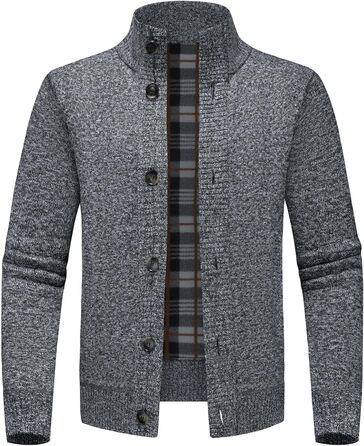 Чоловіча тепла куртка-трік з кишенями, однорядна модель для осені та зими (темно-сірий, S)