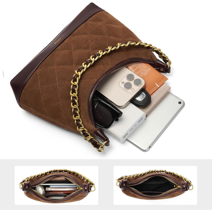 Сумка жіноча через плече крос-боді, PU шкіра, міні Hobo Bag, ретро, для побачень, вечірок, подорожей (Кавовий коричневий)