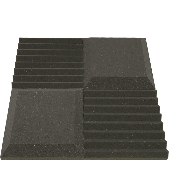 Акустичні шумопоглинаючі панелі Studio-Dämmplatten від Advanced Acoustics, пінополіуретан, 30.5 см, NRC 0.80 (1.48 кв.м), 16 шт.