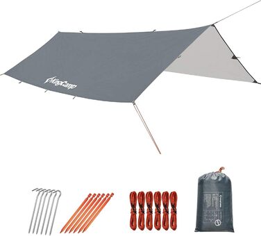 Тент KingCamp Bowman для кемпінгу: захист від сонця, вітру, 300x400 см, UV 50+