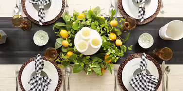 DII PVC Tablecloth Collection - Woven for Indoors and Outdoors, Polyvinyl Chloride, Black, Table Runner, 14x72