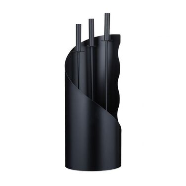 Relaxdays Fireplace Set, 4-Piece