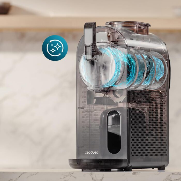 Cecotec Slush-Eis Maschine 2.6L: Апарат для приготування смузі та льоду Twist&Ice Cream B - швидке охолодження, сенсорне управління, 6 режимів
