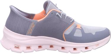 Кросівки Skechers Glide-Step Vibey Hands Free Slip-ins для жінок, сірі та помаранчеві, 38 EU