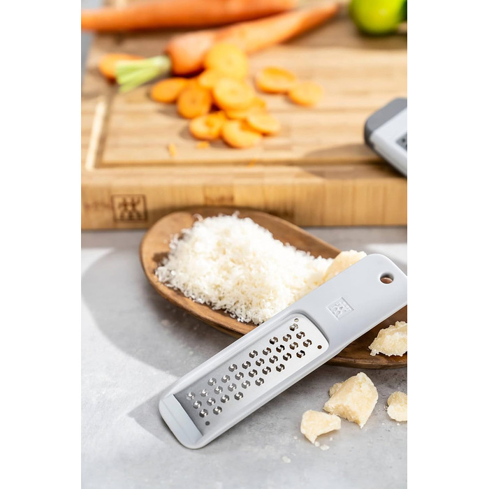Терка дрібна ZWILLING Z-Cut багатофункціональна, нержавіюча сталь, пластик, сіра (міні-терка)