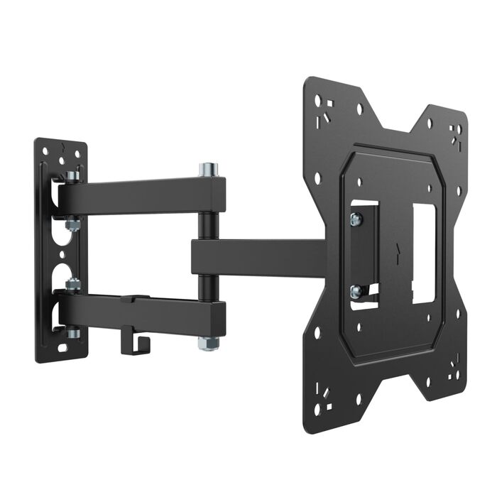 Настінний кронштейн для ТБ Nanook SOLID+ поворотний та нахильний, для телевізорів 40-77 дюймів, VESA 600x400, витримує до 45 кг, універсальний