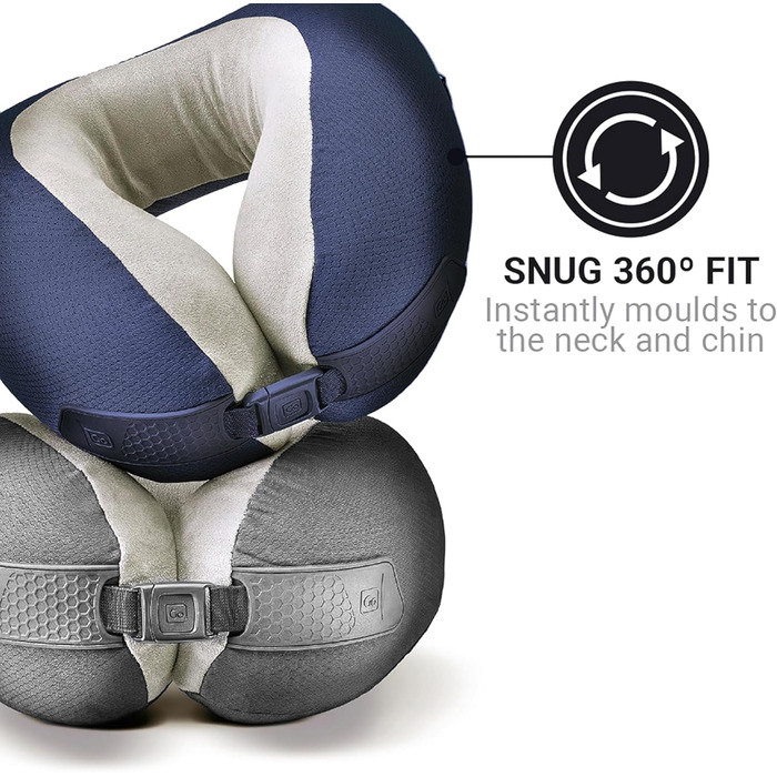 Подушка для шиї Go Travel Memory Dreamer, темно-синій, стандартний розмір