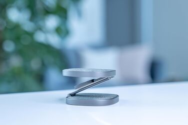 XLayer MagFix Pro 3 в 1 Зарядна станція MagSafe для iPhone 16/15/14/13/12, Apple Watch 5/6/7/8/9/SE/Ultra, бездротова, магнітна, складна, з підставкою