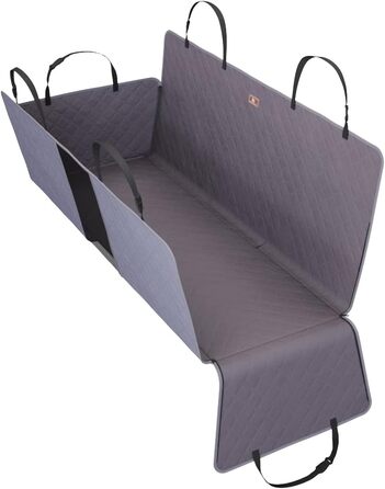 Захисна автомобільна ковдра для собак Knuffelwuff - 137x148 см, водовідштовхувальна, стійка до подряпин, антиковзаюча. Підходить для авто, мінівена та SUV. Захист заднього сидіння, чохол на сидіння, захист сидіння