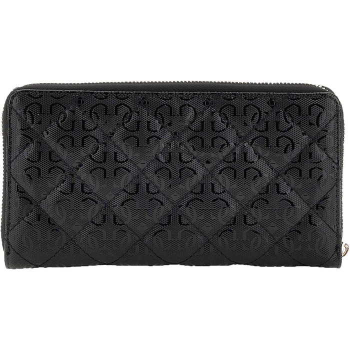 GUESS Women's Laurel Checkbook Organizer Wallet, Black, One Size