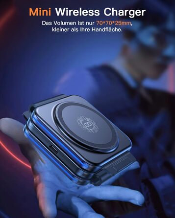 3-в-1 Бездротова зарядка для Apple Watch, iPhone та AirPods (сірий)