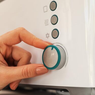 Тостер Cecotec Toast&Taste Extra W, 1000 Вт, 7 рівнів підсмажування, автоматичний викид, білий