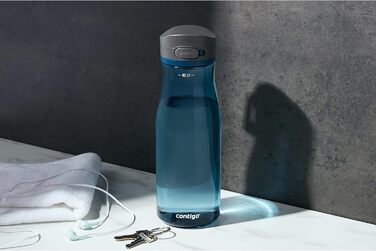 Contigo Jackson 2.0 Tritan Water Bottle with Autopop Lid, 1.2 L, Blueberry