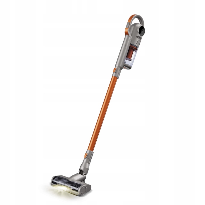 Вертикальний пилосмик TurboTronic TT-IQ9 ORANGE, сріблястий/сірий