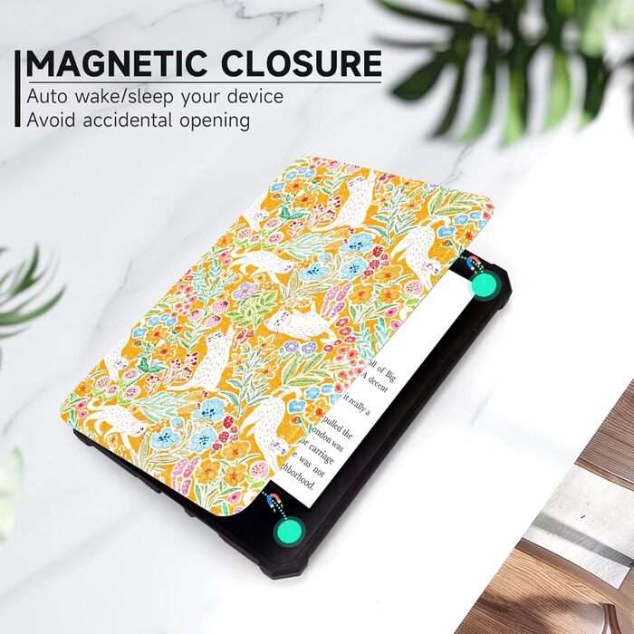 Чохол для Kindle 11 (2022-2024) Fancity: PU-шкіра, TPU, з петлею, авто-сон/пробудження, 6