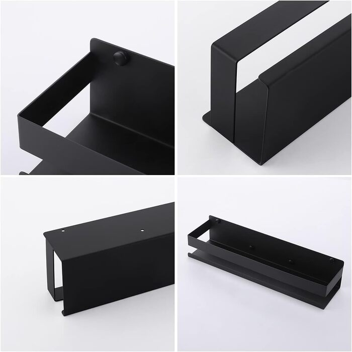 KES Shower Shelf Black Shower Rack Shower Basket Shelf Bathroom Shower Storage Wall Shelf Bathroom Shelf Shower Shelf 40CM Stainless Steel Wall Mount, BSC205S40B-BK