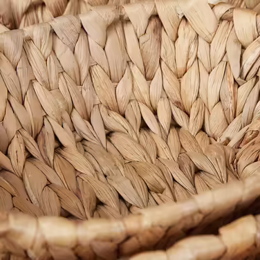Relaxdays 3x Storage Baskets Water Hyacinth